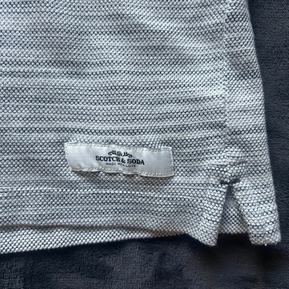 Scotch & Soda Long Sleeve Button Shirt XL Gray - Picture 4 of 10